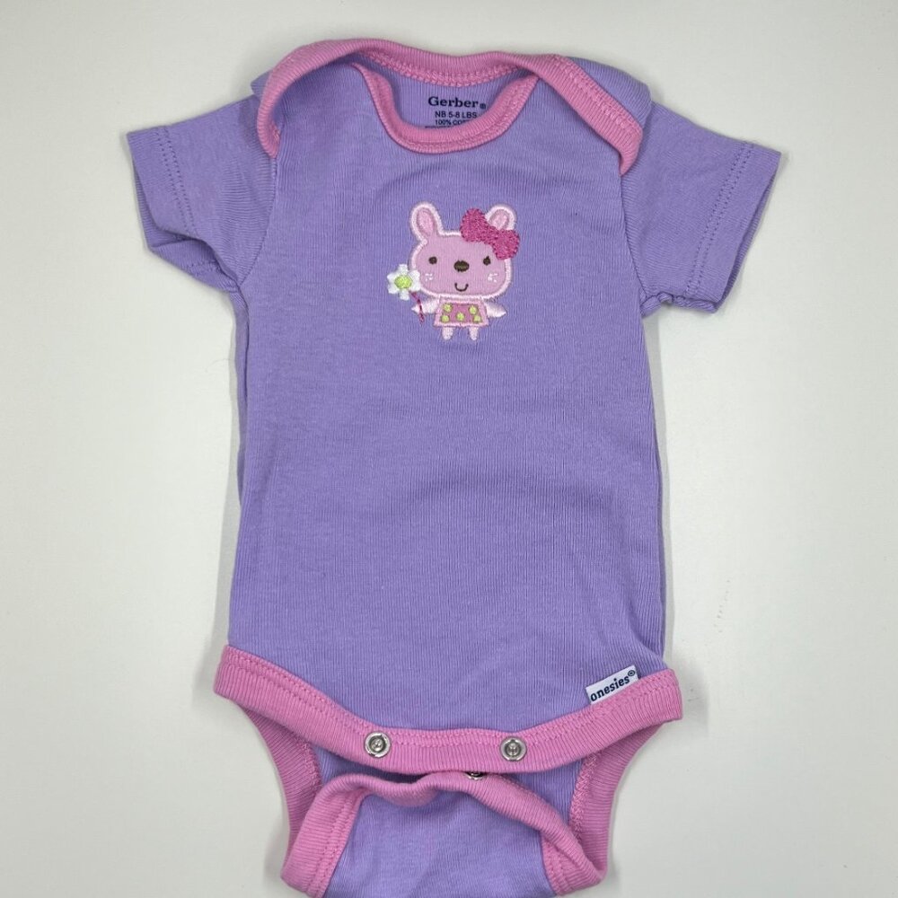 NWOT Multipack | Gerber | Short Sleeve Bodysuits | Newborn 5-8lbs - Picture 4 of 9